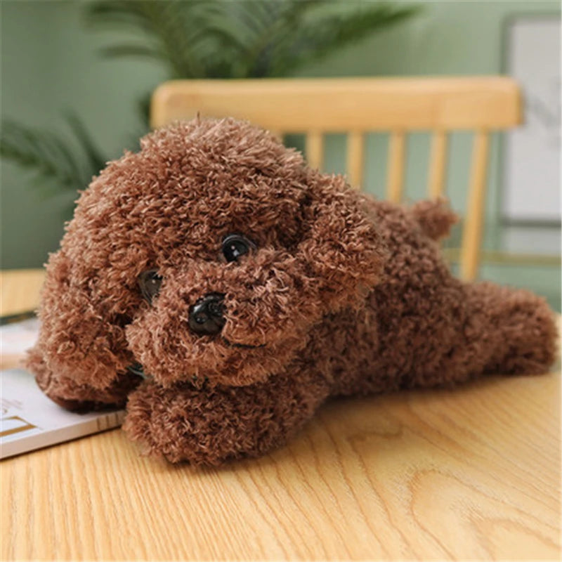 Soft Realistic Teddy Dog Plush Toy