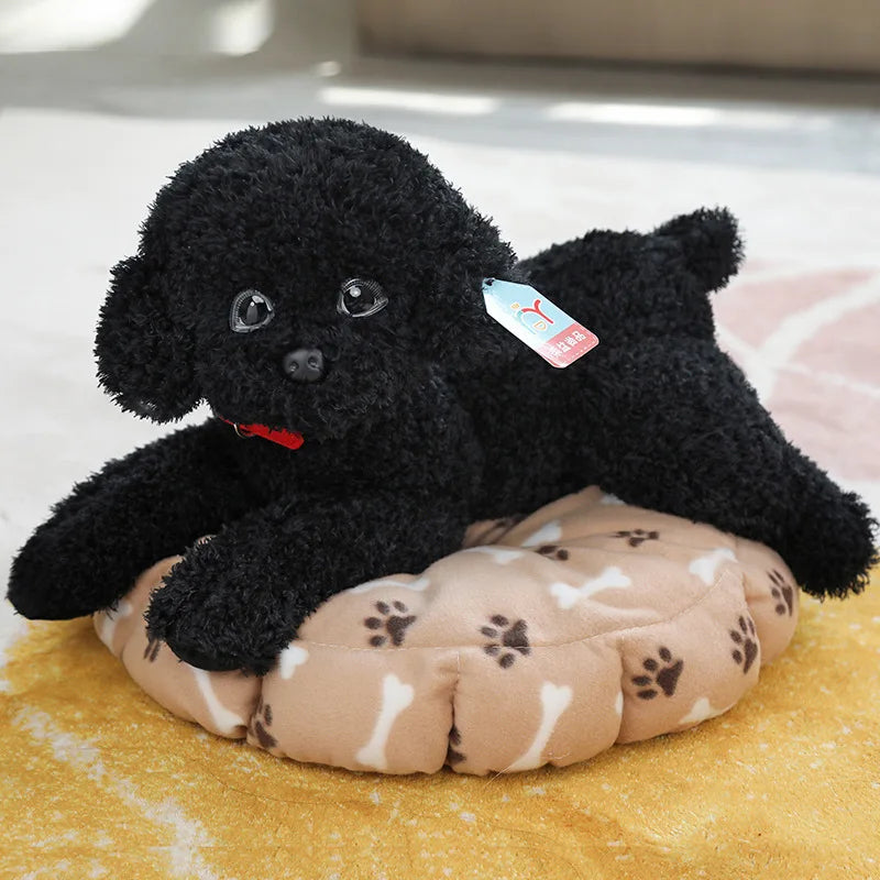 Soft Realistic Teddy Dog Plush Toy