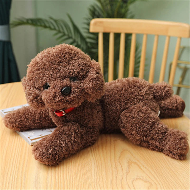 Soft Realistic Teddy Dog Plush Toy