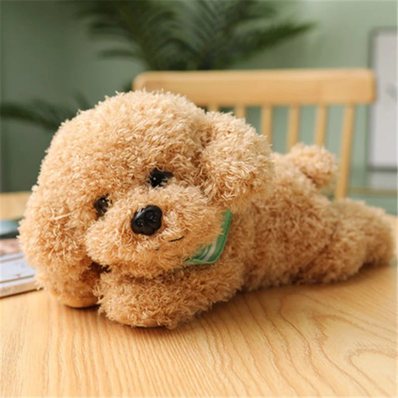 Soft Realistic Teddy Dog Plush Toy