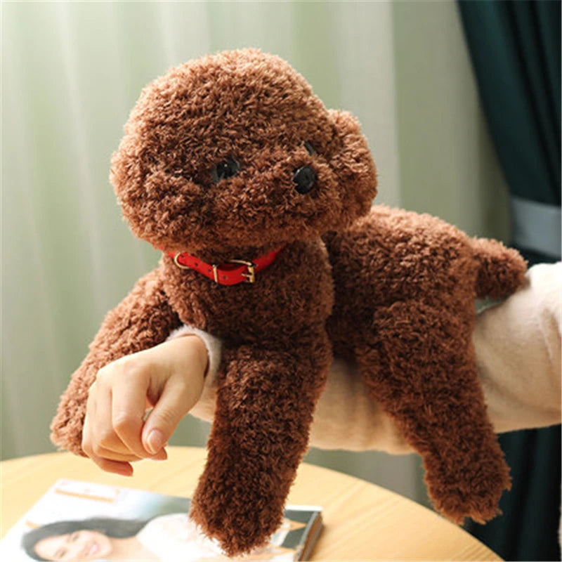 Soft Realistic Teddy Dog Plush Toy