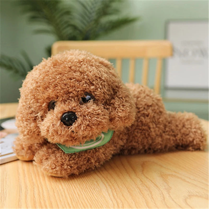 Soft Realistic Teddy Dog Plush Toy