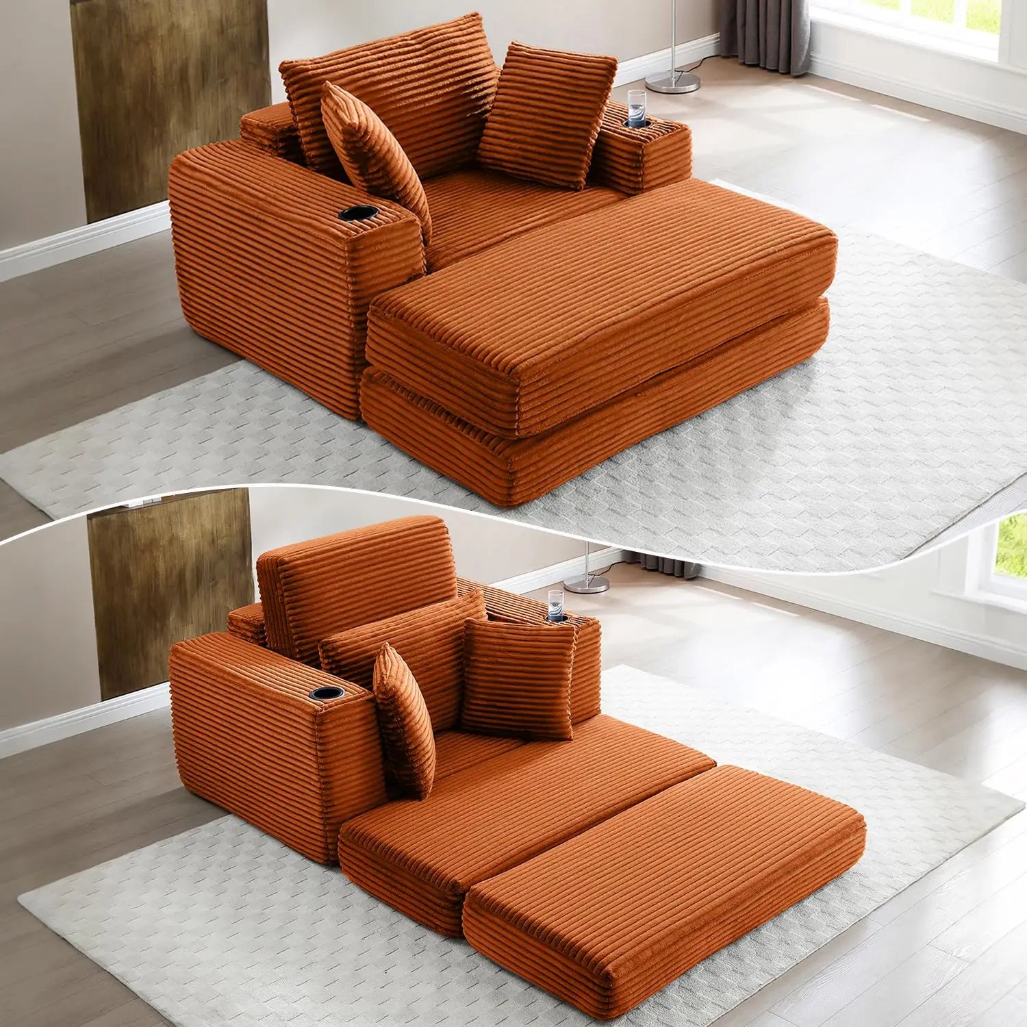 Indoor Chaise Lounge Chair
