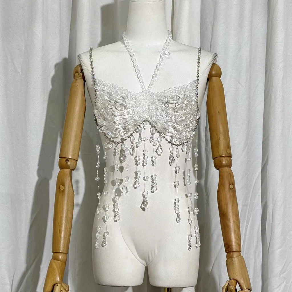 Handmade beaded tops
