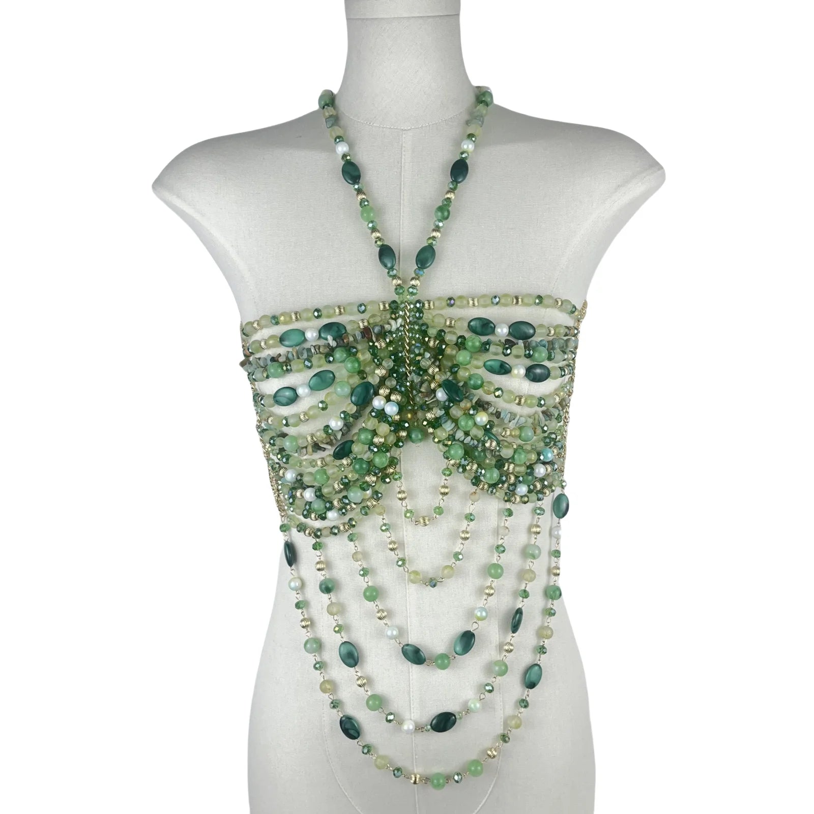 Handmade beaded tops