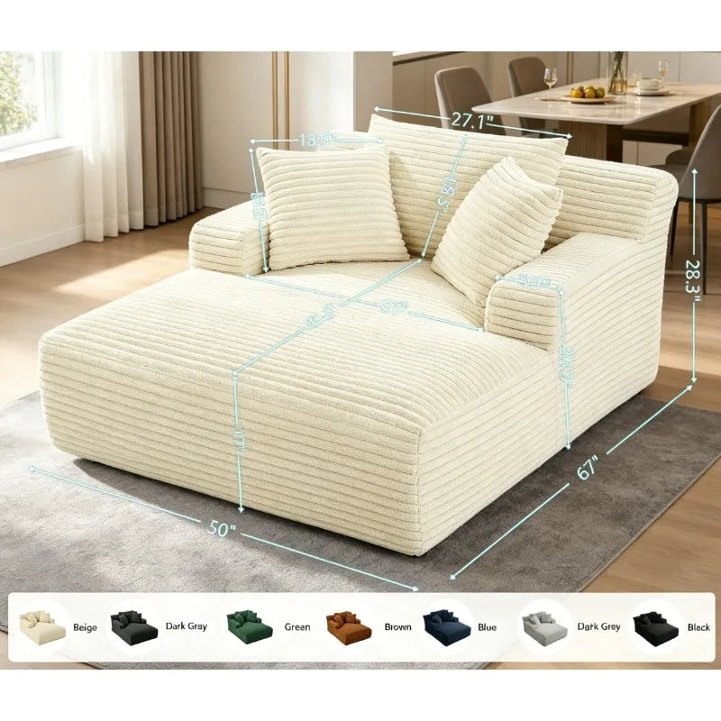 Indoor Chaise Lounge Chair