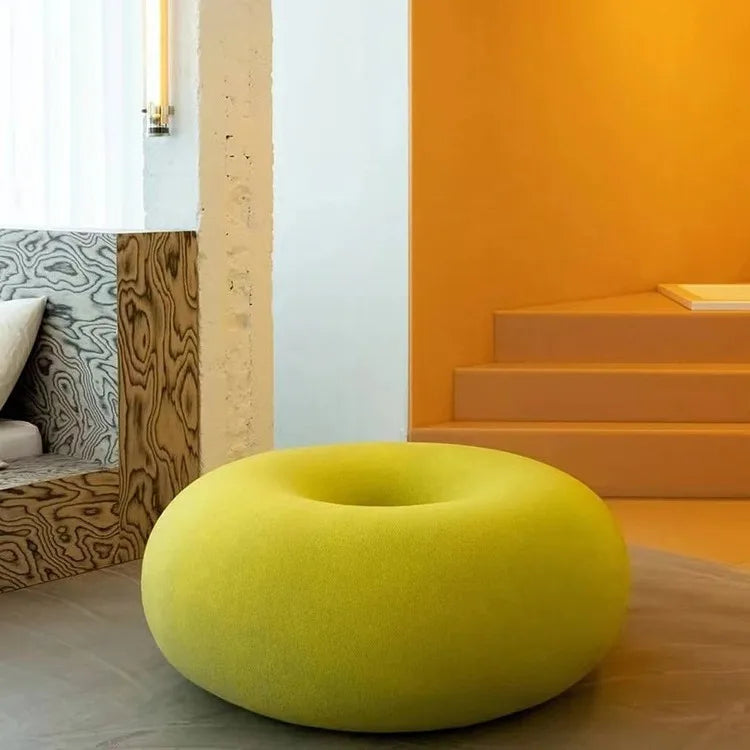 Sofa Donut Round Lazy Single Seat Home Living Room Simple Sofa Advanc Lovely Leisure Chair Elegant Soft Skin-friendly Breathable