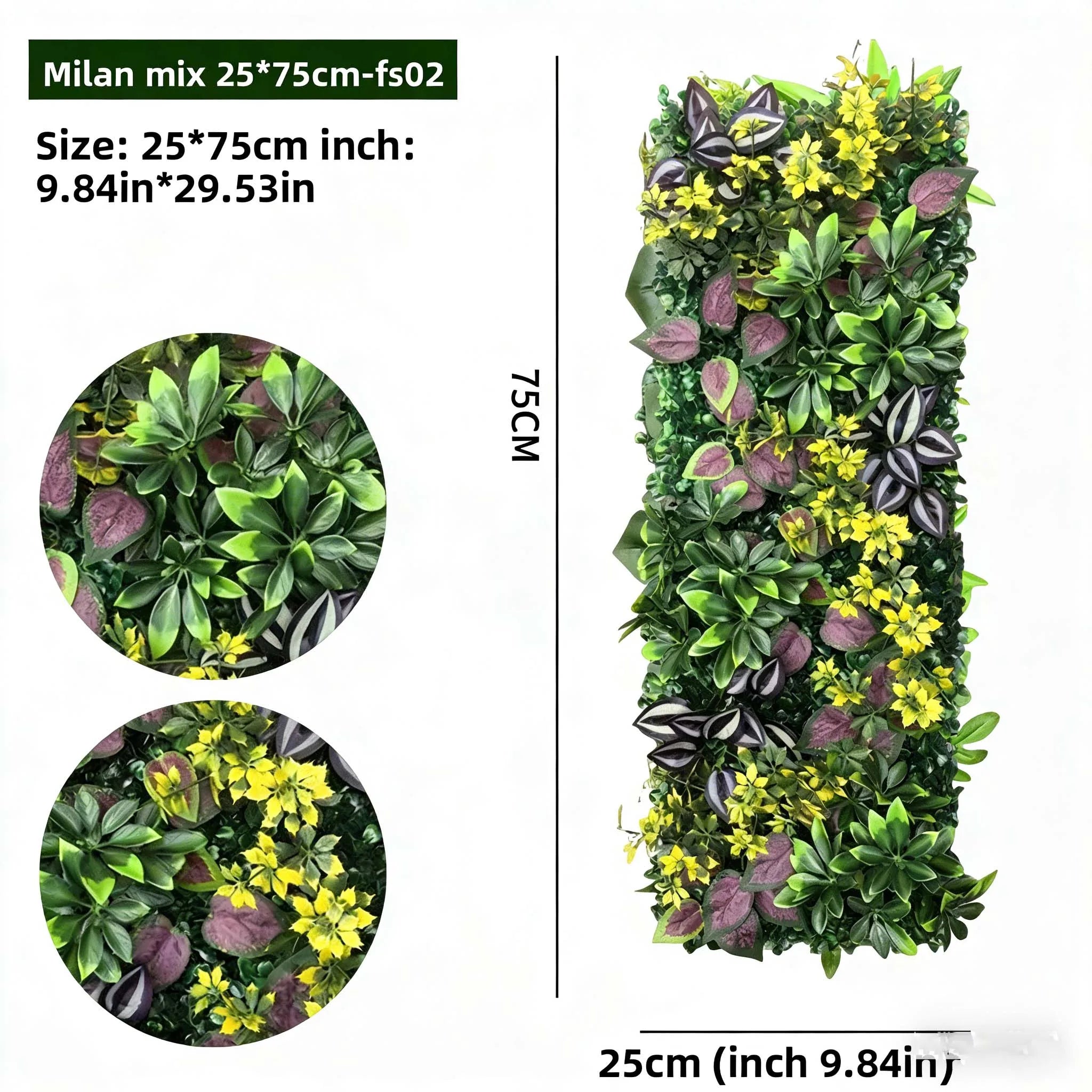 Green Plant Wall Panels
