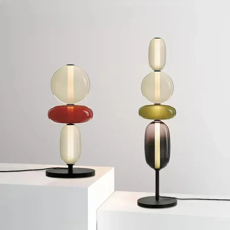 Modern Italian Colored Glass LED Floor Light