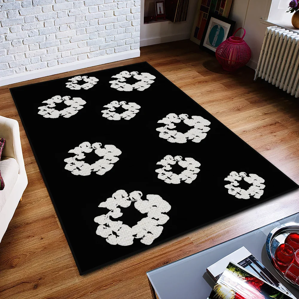 Luxury D-Denim T-Tears Door Mat Entrance Non-slip