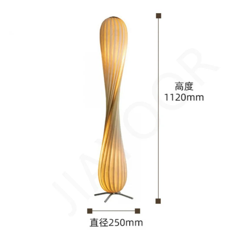 WENYUN Floor Wooden Lamp
