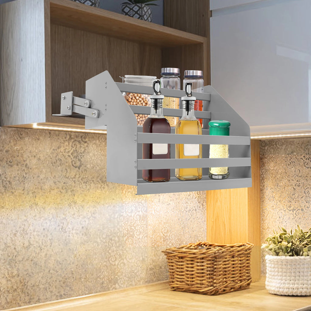 2-Tier Pull Down Cabinet Organizer