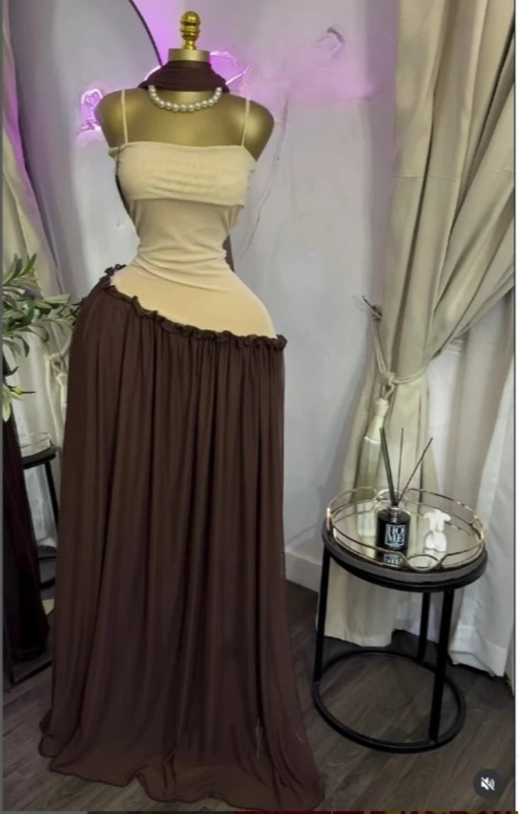GLCMYAYA Patchwork Ruffless
