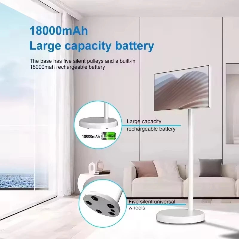 Touchscreen 21.5 Inch 4K Smart TV with Stand