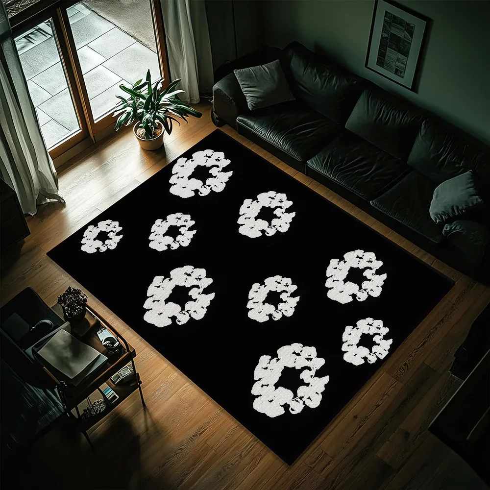 Luxury D-Denim T-Tears Door Mat Entrance Non-slip