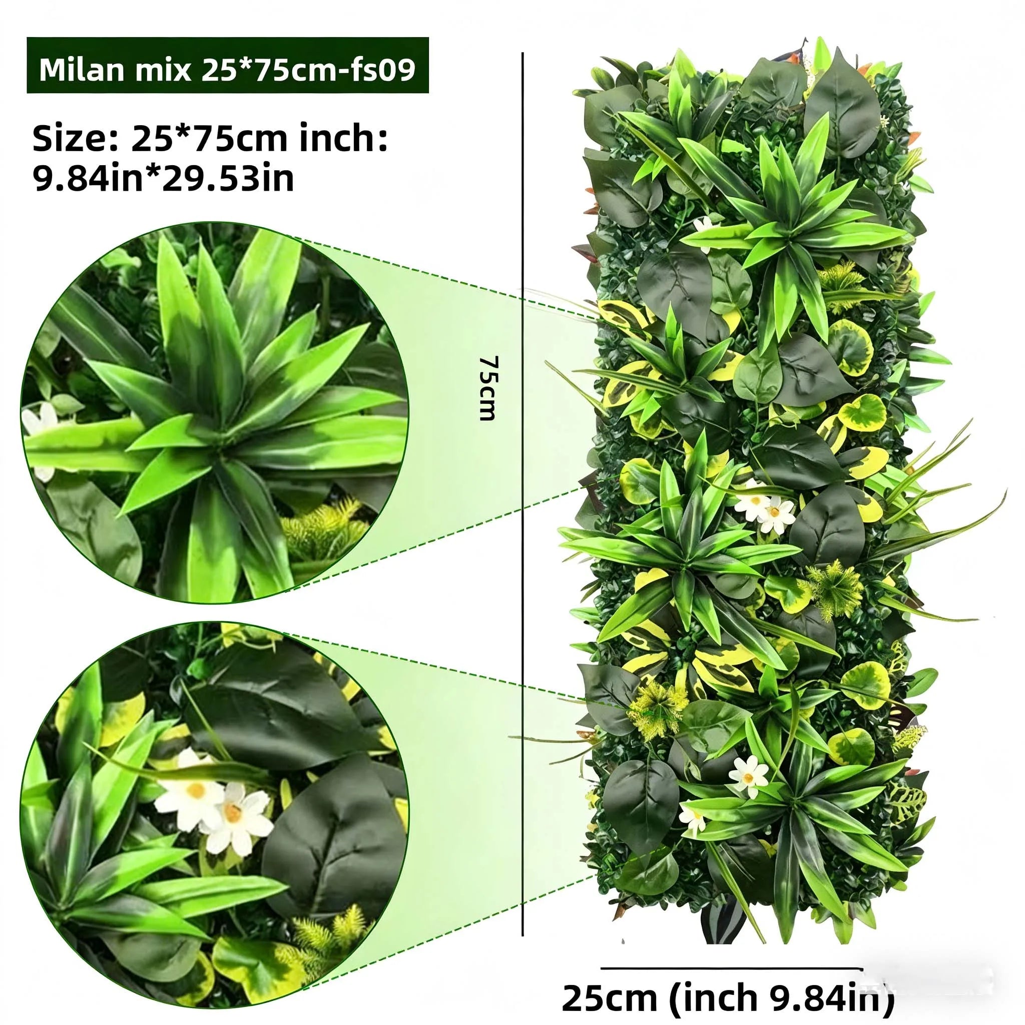 Green Plant Wall Panels