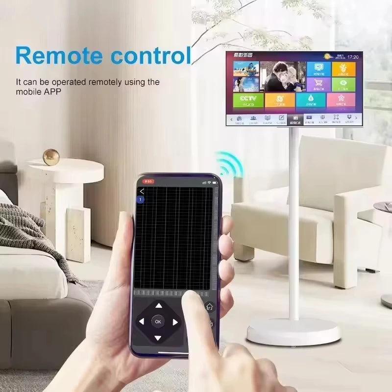Touchscreen 21.5 Inch 4K Smart TV with Stand