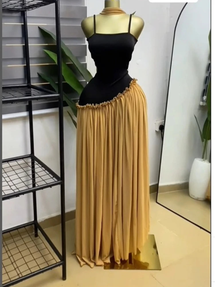 GLCMYAYA Patchwork Ruffless