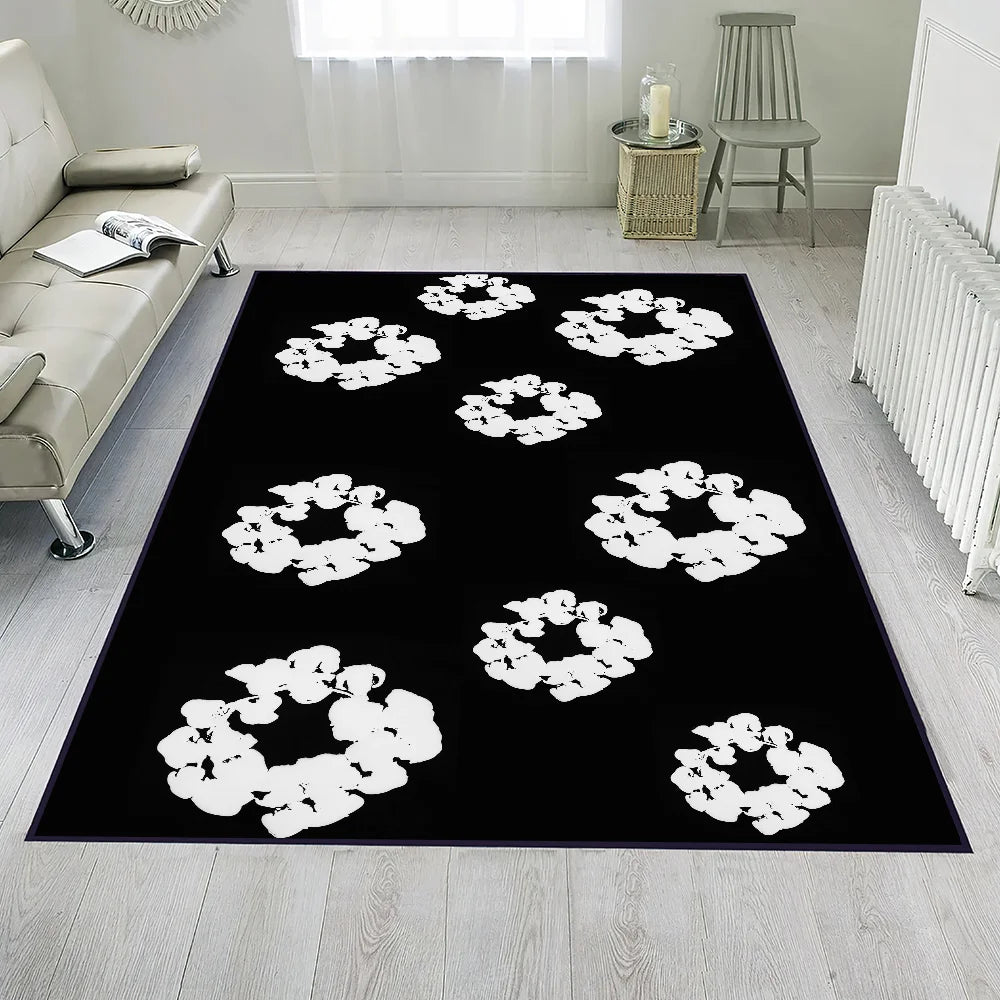 Luxury D-Denim T-Tears Door Mat Entrance Non-slip