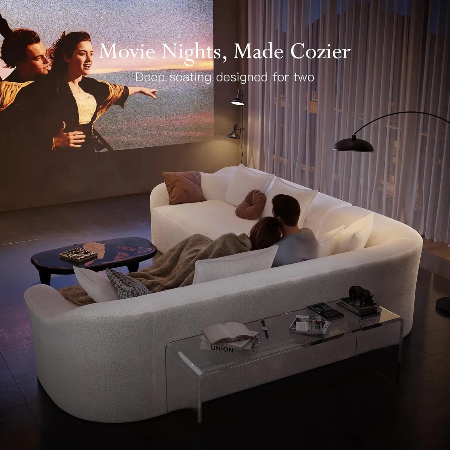 Modern Curved Sectional Cloud Sofa