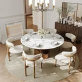 59" Round Dining Table for 4-6