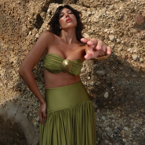 Bandeau Bodysuit Beachwear