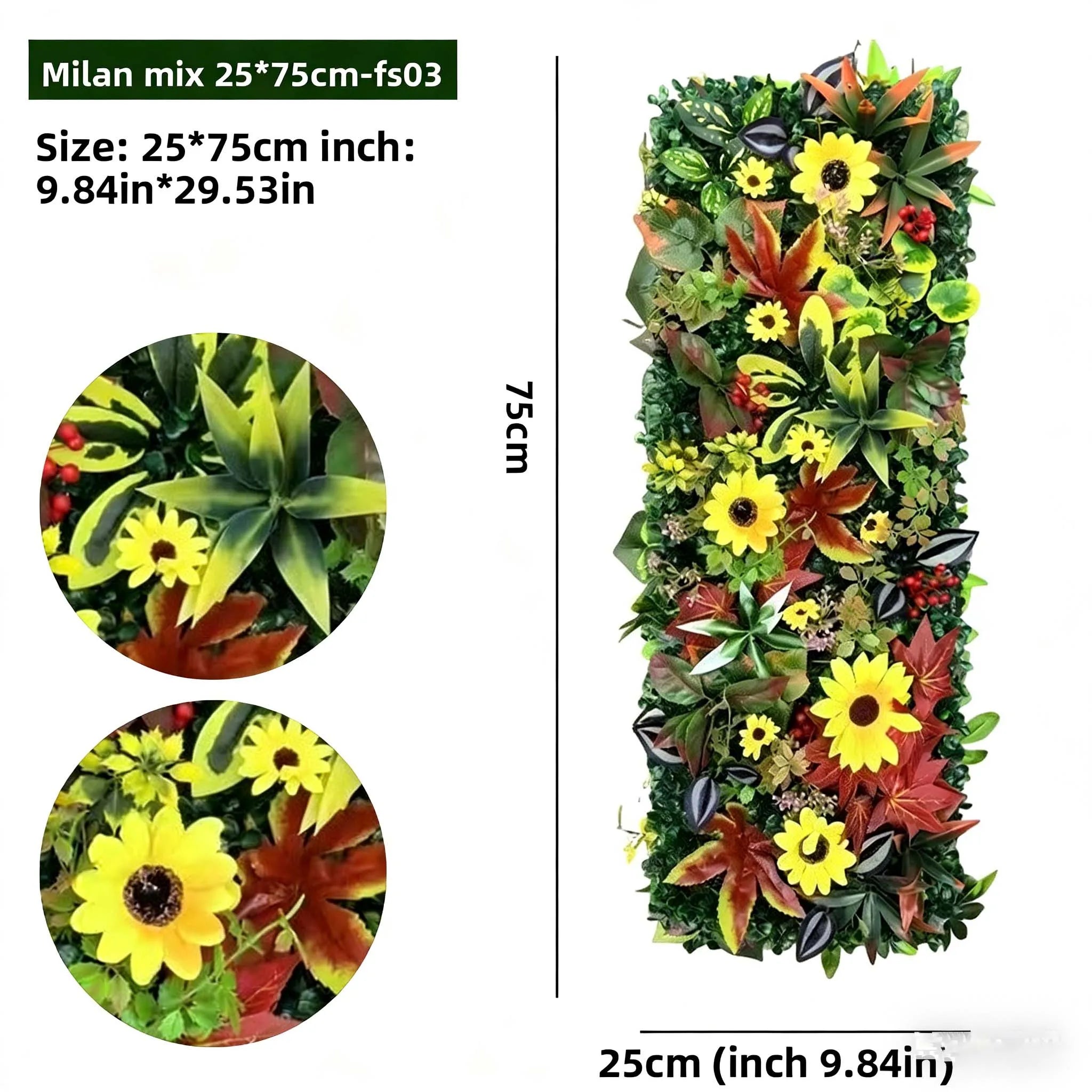 Green Plant Wall Panels