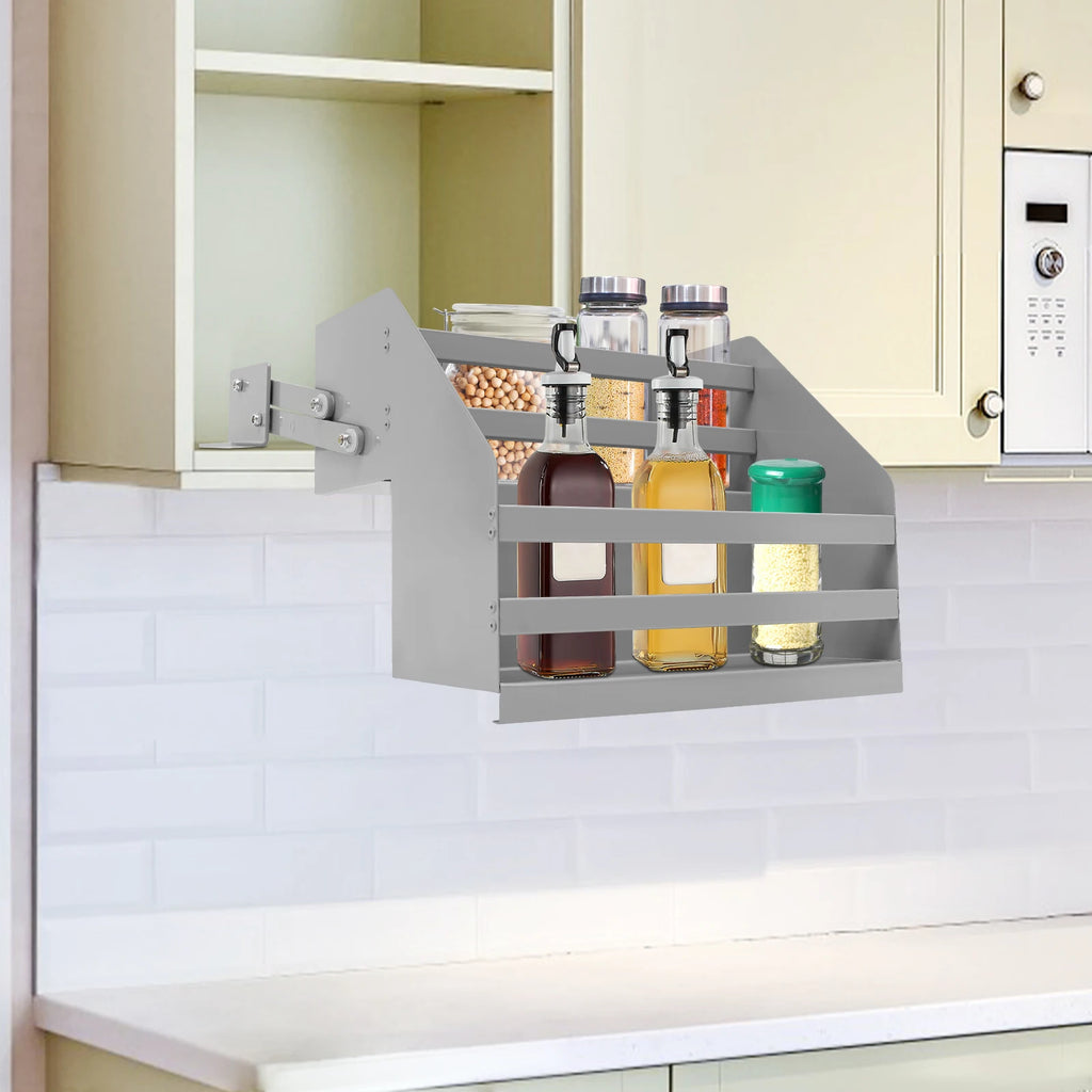 2-Tier Pull Down Cabinet Organizer