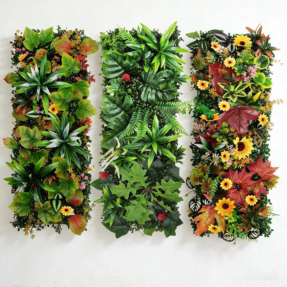 Green Plant Wall Panels