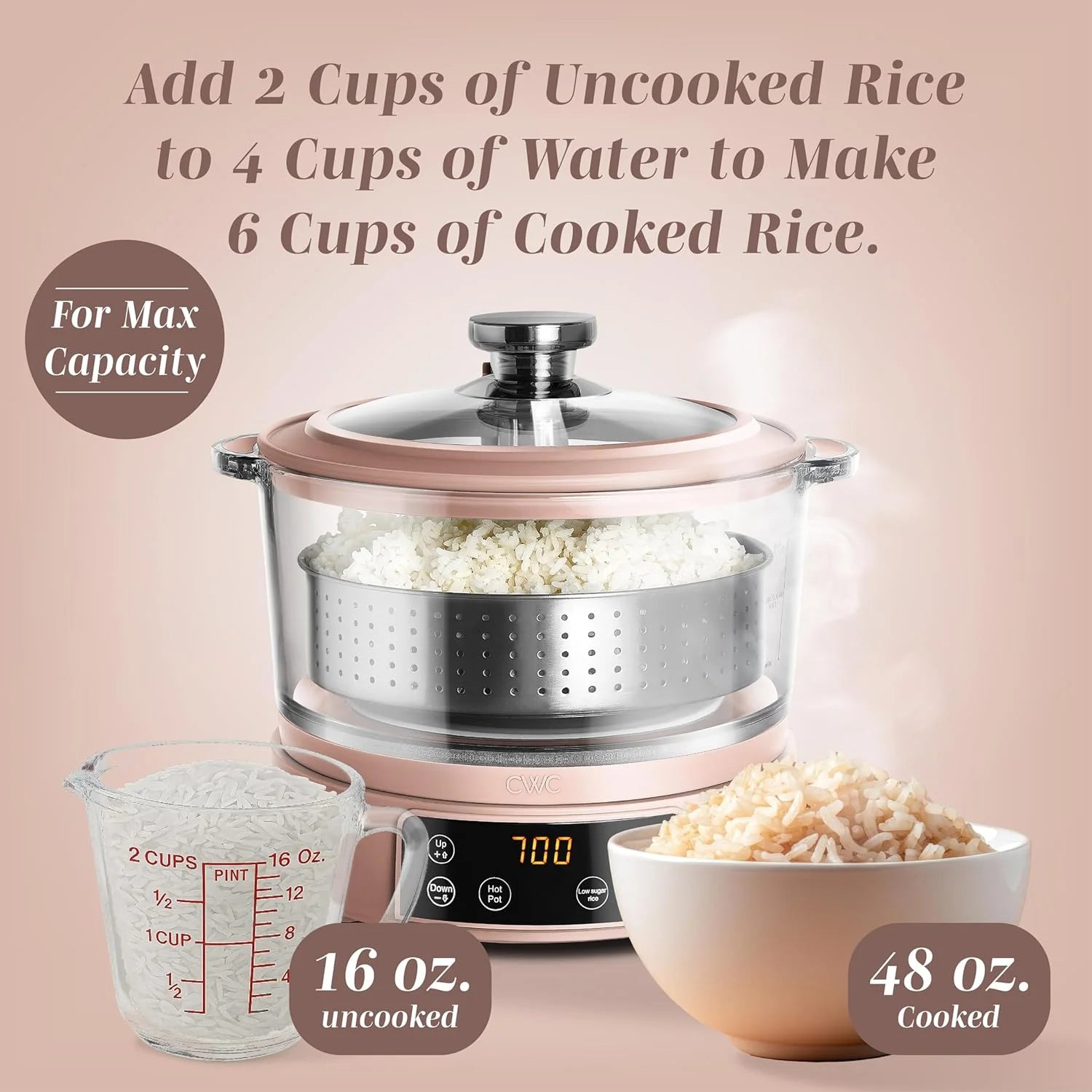 Glass Rice Cooker