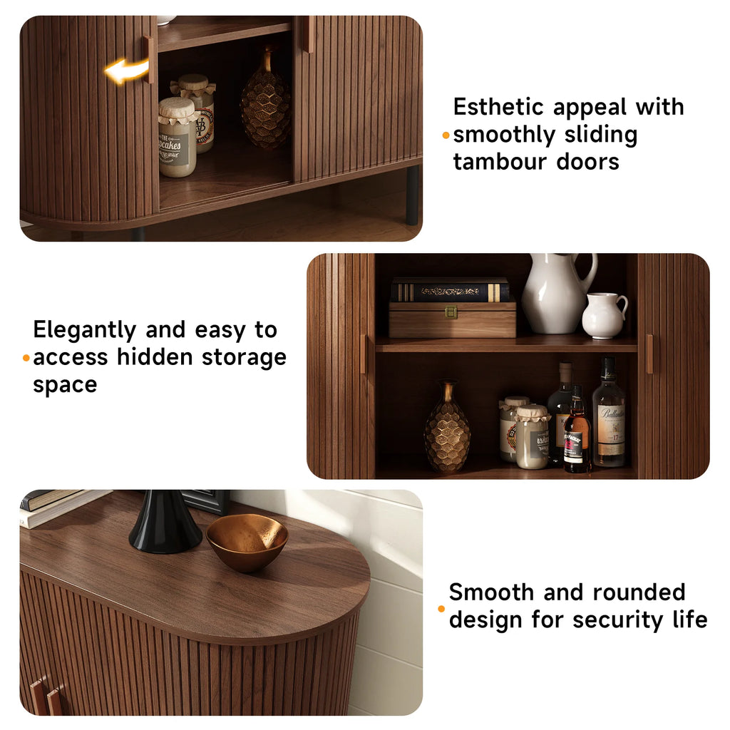 Sideboard Buffet Cabinet with Sliding Door