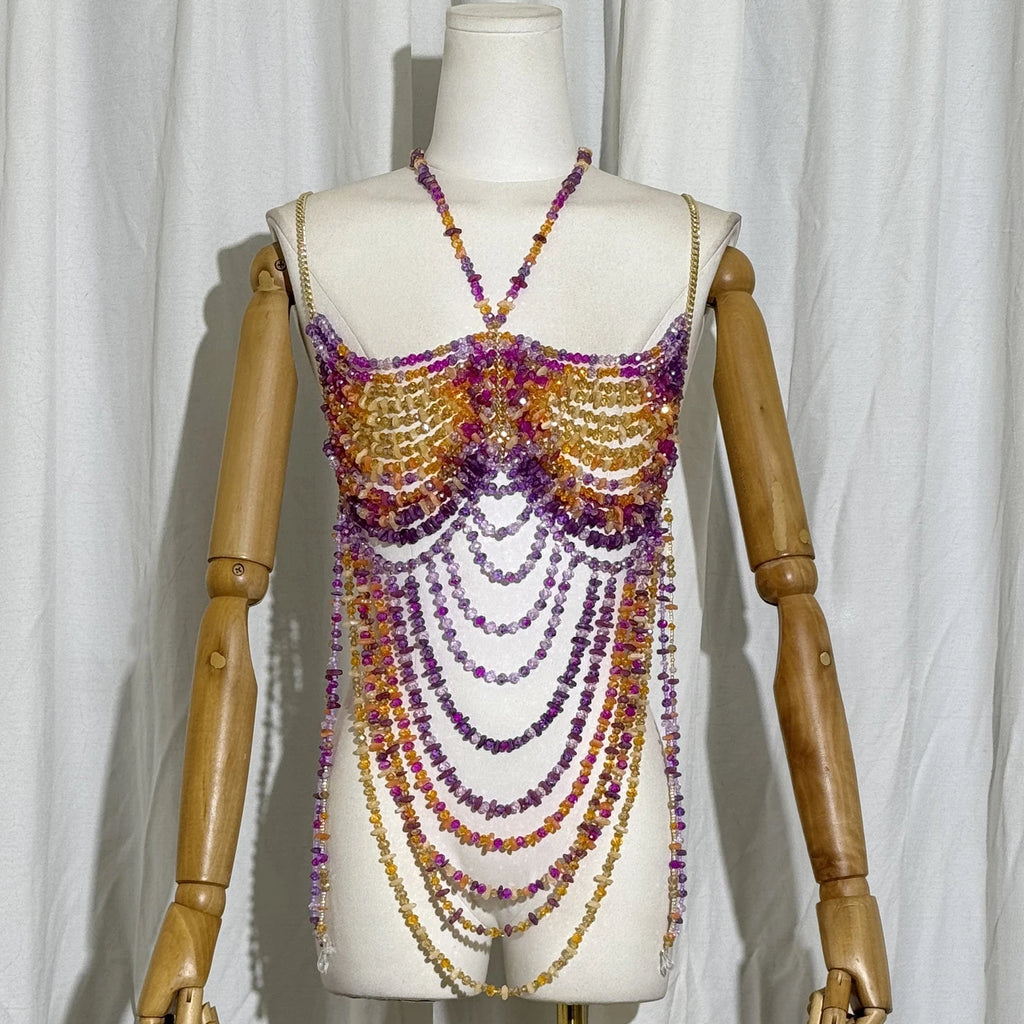 Handmade beaded tops