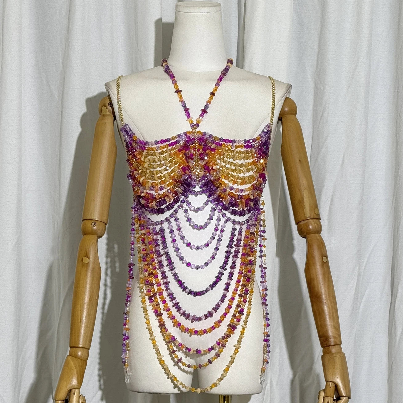 Handmade beaded tops