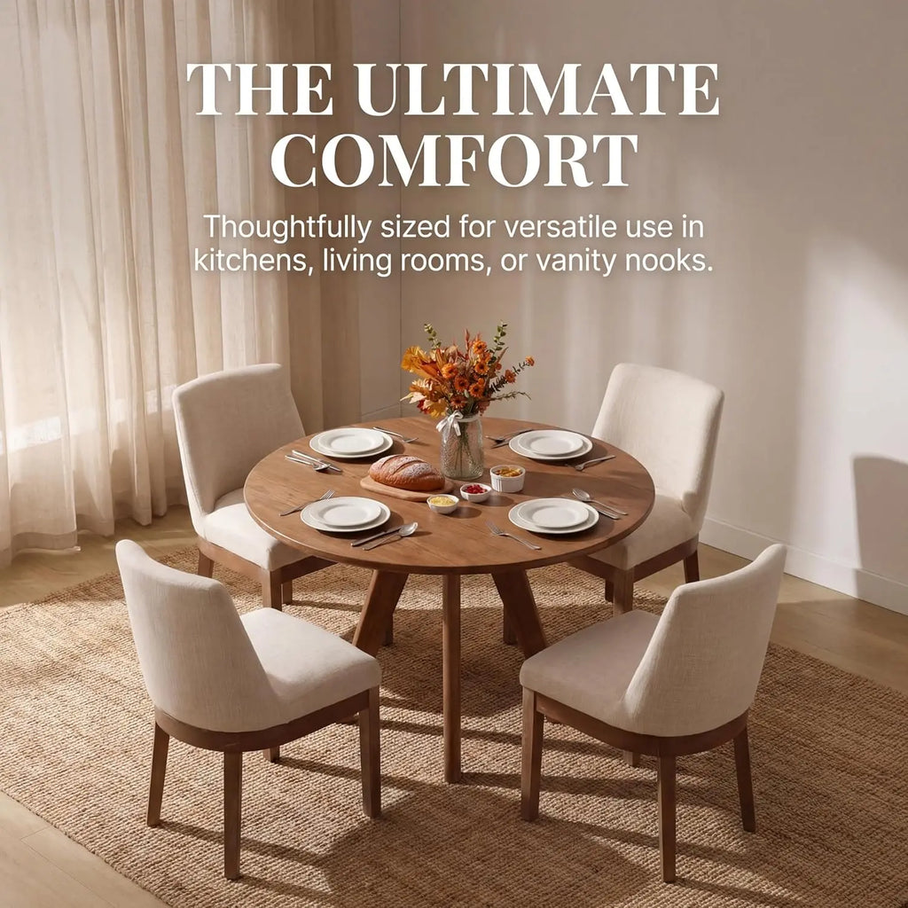 Modern Upholstered Dining Chairs Set of 4