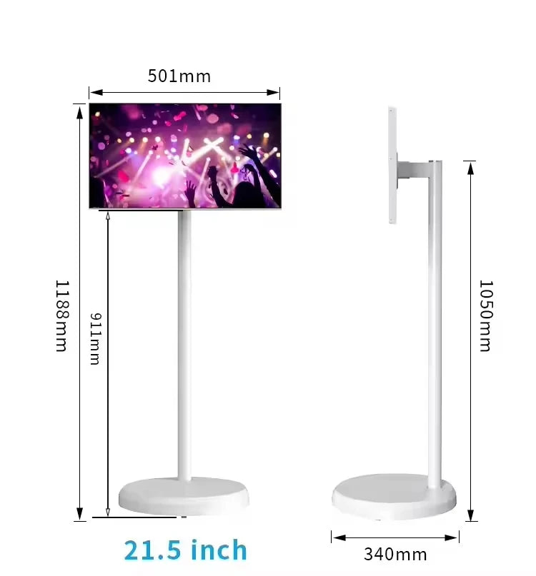 Touchscreen 21.5 Inch 4K Smart TV with Stand