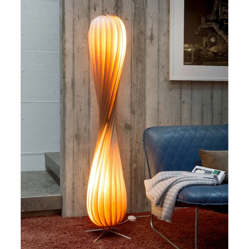 WENYUN Floor Wooden Lamp