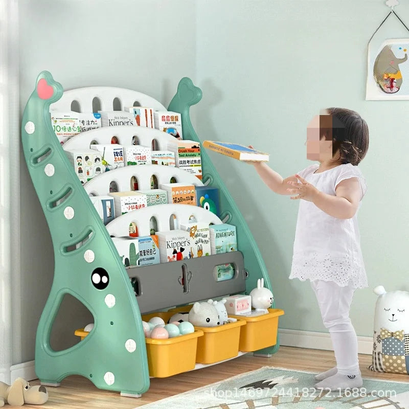 Children's Bookshelf Baby Toy Storage Shelf