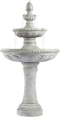 Italian Outdoor Faux Stone Floor Fountain Waterfall