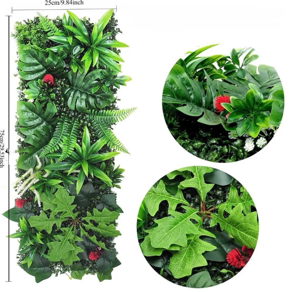 Green Plant Wall Panels